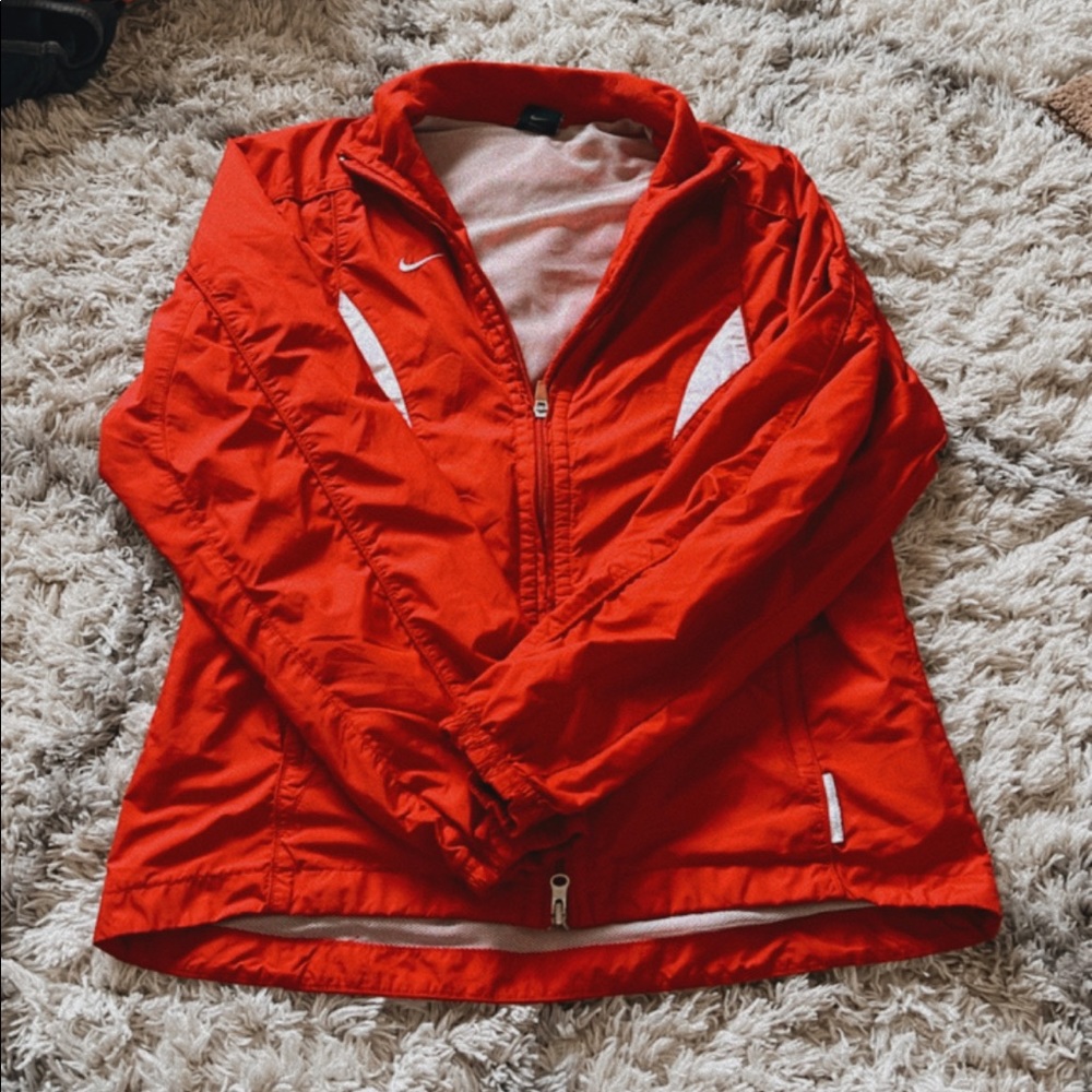 Vintage Red Nike Windbreaker